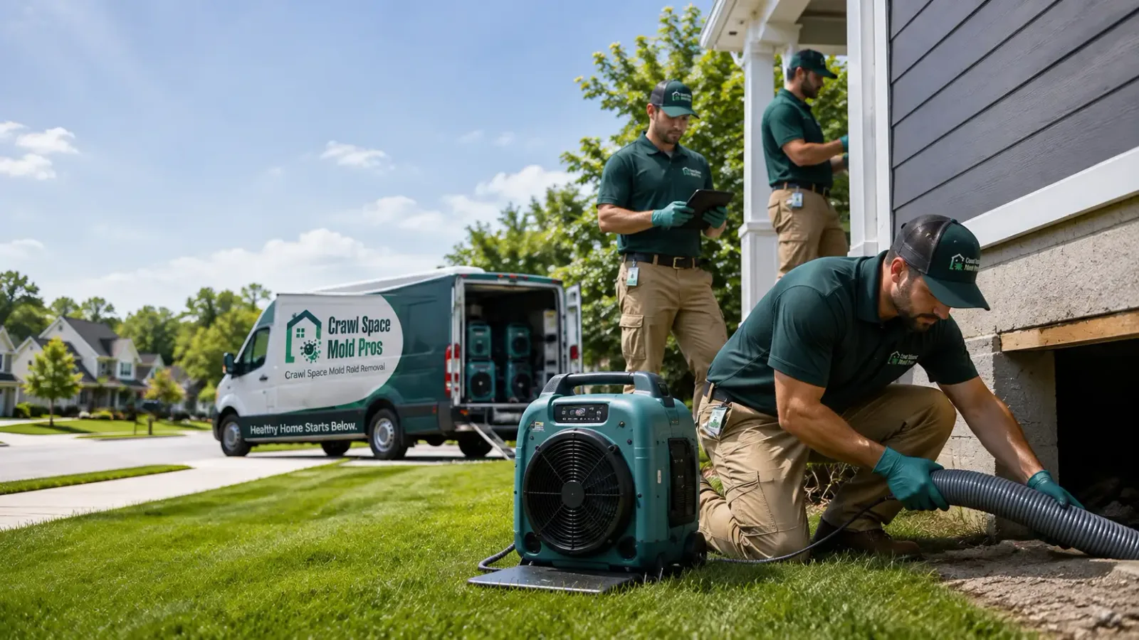 Crawl Space Mold Removal in Roland, IA